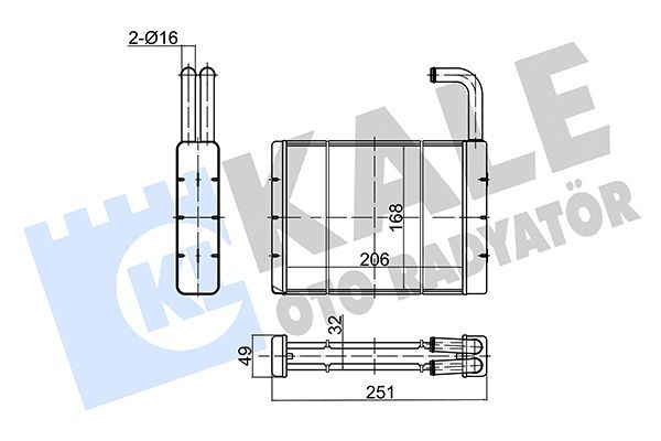 Kalorifer Radyatörü  KALE 356220