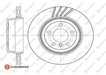Fren Disk Ayna Arka Sağ ve Sol EUROREPAR 1622811480  1622811480 34213332217