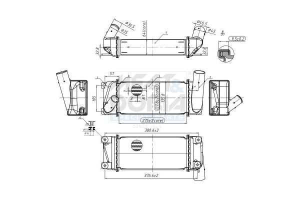 Turbo Radyatörü  ORİS 195-4835