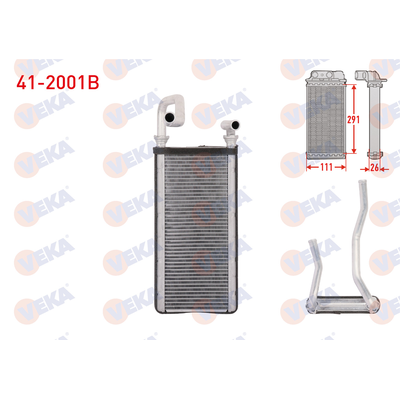 Kalorifer Radyatörü  VEKA 41-2001B