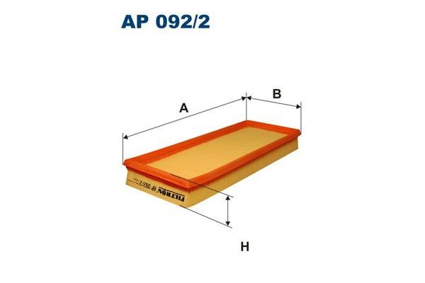 Hava Filtresi  Fiat Punto (188) 3/5 Kapı (02.2002->)  FILTRON AP 092/2