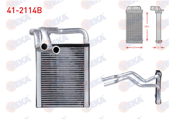 Kalorifer Radyatörü  VEKA 41-2114B  971382L000 97138-2L000