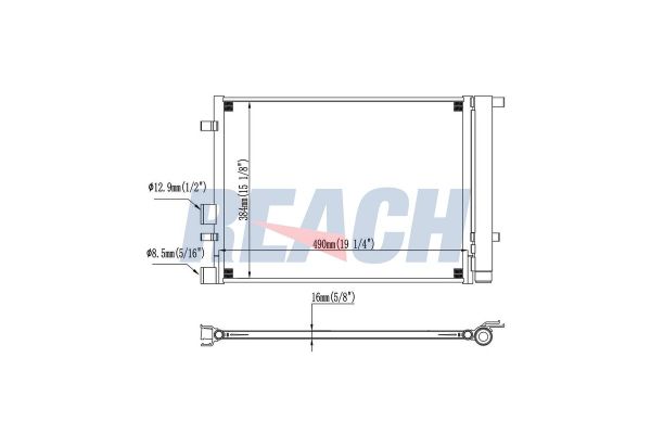 Klima Radyatörü  ORİS CHY931016