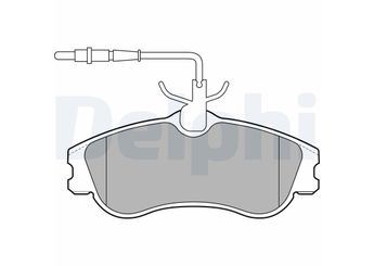 Fren Disk Balata Ön DELPHI LP1607  425155 425154 1611335080 1617254480 172059 4251.54 4251.55 425485 4254.85 E172059 E172532