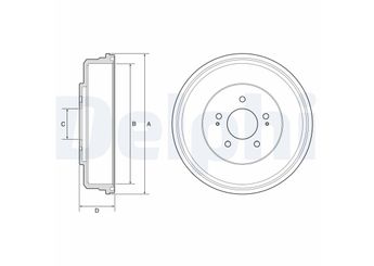 Kampana Arka Sağ veya Sol DELPHI BF586  583294A200