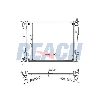 Su Radyatörü  Kia Soul (AM)(2008->)  VEKA 16-4102B