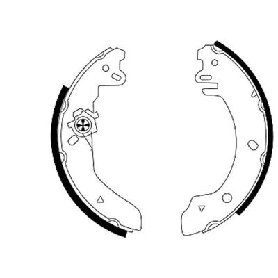 Fren Pabuçlu Balata Arka Ford Fiesta 3/5 Kapı/Courier (1989->)  FERODO FSB266