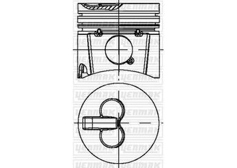 Piston (75.00MM-STD)  YENMAK 31-04791-000  31-04791-000