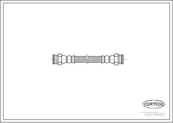 Fren Hortumu Arka Sağ veya Sol SWAPP 40145  115595621 115595620