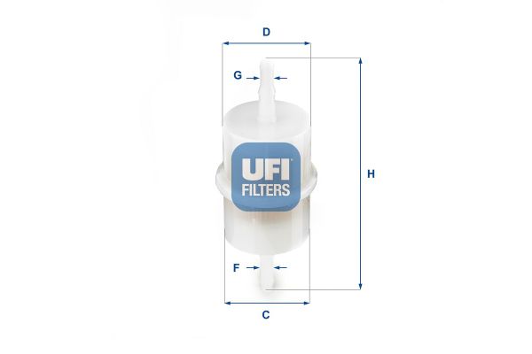 Yakıt Filtresi  Peugeot 505 SW/ Familial (03.1982->)  UFI 31.001.00