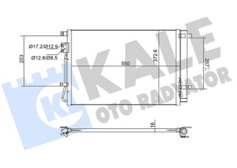Klima Radyatörü  KALE 382730  97606Q0000 97606-Q0000