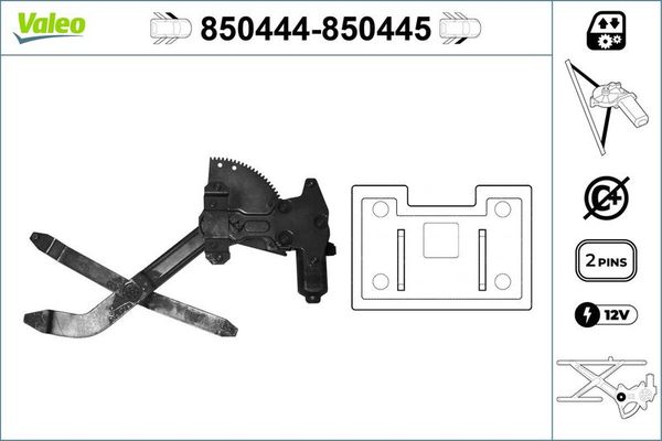 Cam Krikosu Ön Sol VALEO 850444