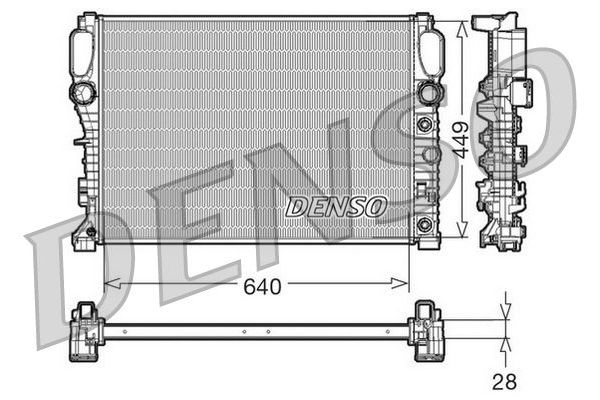 Su Radyatörü  DENSO DRM17091
