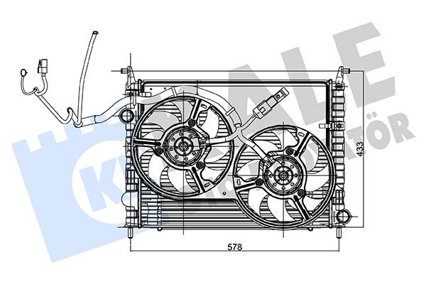 Radyatör Fan ve Motoru  KALE 218000