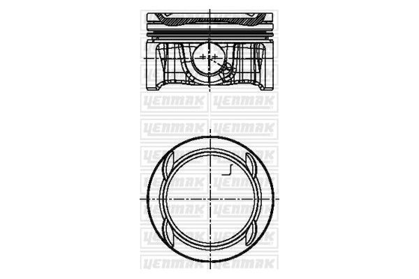 Piston (73.00MM-0.50)  YENMAK 31-04195-050