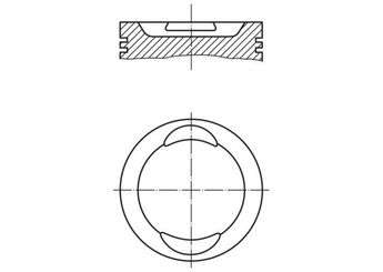 Piston (83.00MM-STD)  YENMAK 71-08116-000  PC55071280 111AH 111Z2 111H0 0111H0 111L6 0111L6 114P2 0114P2 114T7 0114T7 114T8 0114T8 72078142