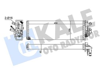 Kalorifer Radyatörü  KALE 118300  T40100008 T40 100 008 3718351101