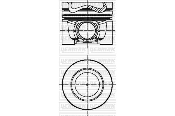 Piston (81.01MM-STD)  Audi Q5 (8R)(11.2008->)  YENMAK 31-04341-000