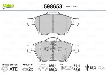 Fren Disk Balata Ön AYD 60265A  446505080 446505050 04465-05050 446505070 04465-05070 04465-05080 446505090 04465-05090