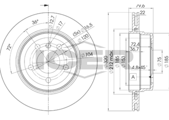 Fren Disk Ayna Arka Sağ ve Sol BSG 15-210-028  34213332217 3332217 3 332 217 34 21 3 332 217 3413332217 341 333 22 17 A3413332217 A 341 333 22 17