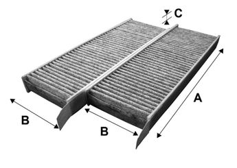 Polen Filtresi  VALEO 715555  95525903 1609998880 1609998980 1616959180 6447XG 6447-XG 9801448180 9807746480 9821501880 6000655029 3638979 3643957 647993 6479-93 SU001A6185 SU001-A6185 SU001B1640 SU001-B1640 SU001B3559 SU001-B3559