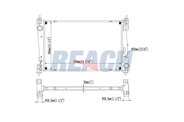 Su Radyatörü  PSA ORJINAL 55703927