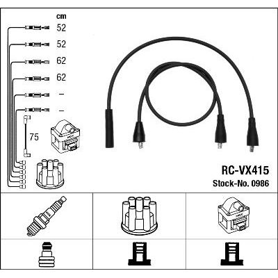 Buji Kablosu  NGK 0986