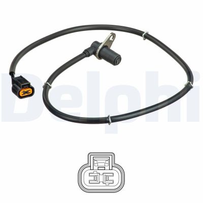 Abs Sensörü Ön Sağ Mitsubishi Pajero (V60/V70)(2000->)  DELPHI SS20618
