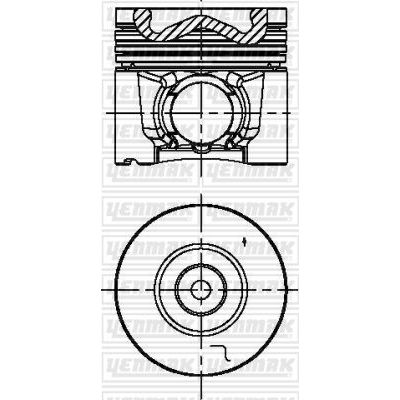 Piston (95.90MM-0.50)  YENMAK 31-04584-050