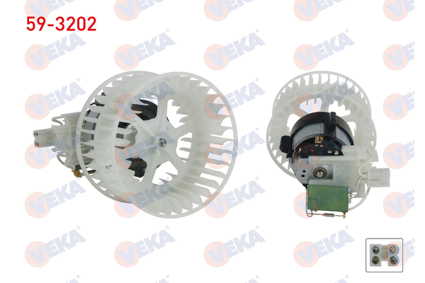 Kalorifer Motoru  VEKA 59-3202