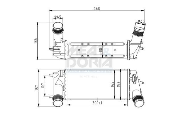 Turbo Radyatörü  MARGO 2525027