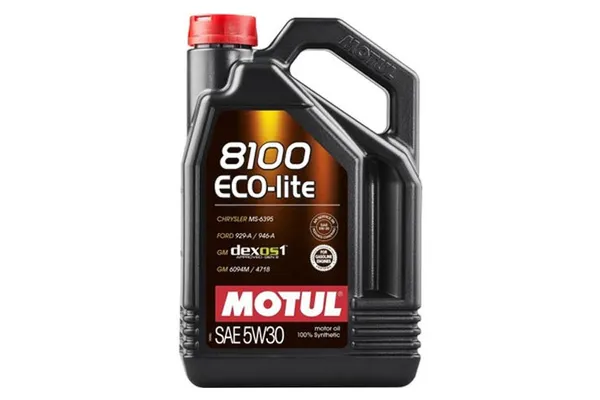 Motor Yağı Tam Sentetik 8100 Eco-Lıte (5 Lt) 5W30  MOTUL 108214