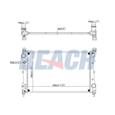 Su Radyatörü  Opel Combo D (10.2011->)  BEHR CR 2003 000S