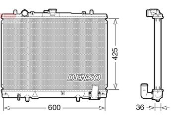Su Radyatörü  DENSO DRM45049  DRM45049 MR281023