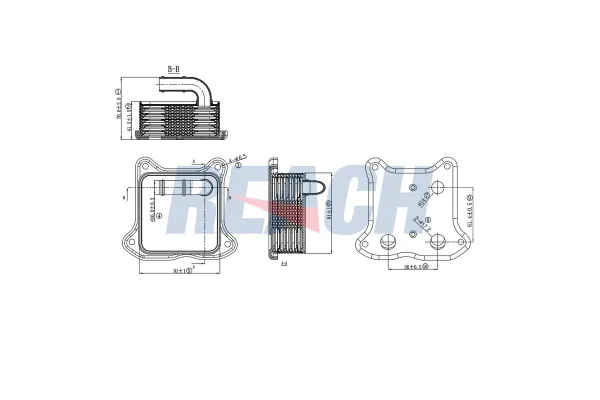 Motor Yağ Soğutucu  BEHR 8MO 376 701-454