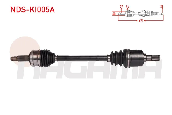 Aks Komple Ön Sol Kia Ceed (ED)(2006->)  NAGAMA NDS-KI005A