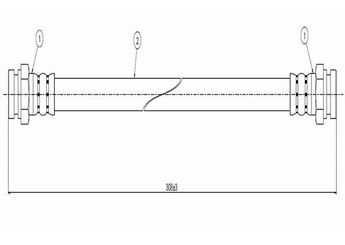 Fren Hortumu Arka Sağ veya Sol CAVO C800 423A  175743820