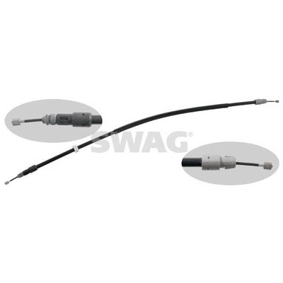 El Fren Teli Arka Sağ veya Sol Mercedes GL -Serisi (BM 164)(03.2006->)  SWAG 10 93 4908