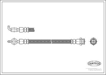 Fren Hortumu Ön Sağ veya Sol ASPART 3HOS1577  S08343810 0S083-43-810 S083-43-810 S08343810A S083-43-810A S08343810B S083-43-810B