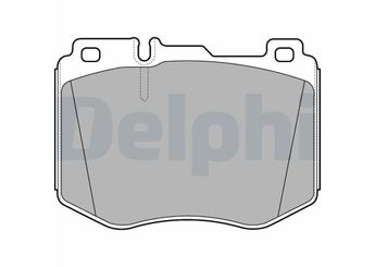 Fren Disk Balata Ön DELPHI LP3172   4208000 84201820 A0004208000 A0084201820 A008420182064AK:RK:MK: 0084201820 A0004206502 A0004208100 A0004208103 A0004208600 A0084201920 4207402 0004207402 0004208000 4209603 0004209603 A0004207402 A0004209603 A008 420 1820 A008420182064 A008 420 182064