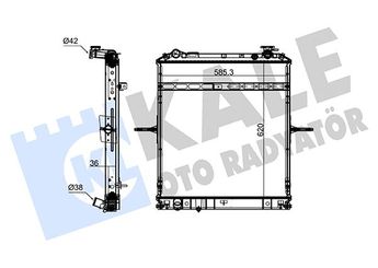 Su Radyatörü  MGA 80212  387017879001 240100 4358040 4360327 4660293 7550080 7550098 7599194