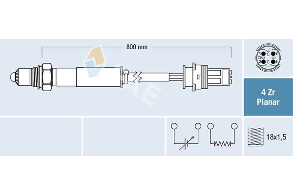 Oksijen (Lambda) Sensörü  FAE 77691