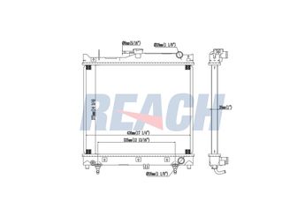 Su Radyatörü  VEKA 16-2107  1770080A10 17700-80A10 1770081A11 17700-81A11