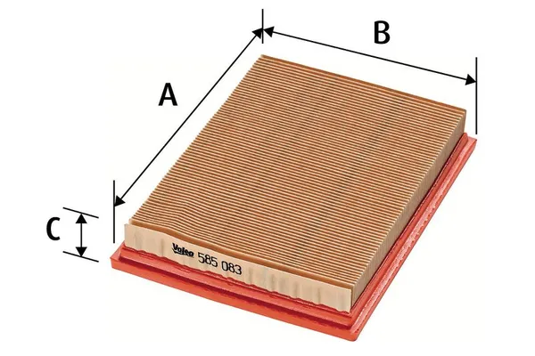 Hava Filtresi  MINI Mini (R50,R53)(2001->)  VALEO 585083