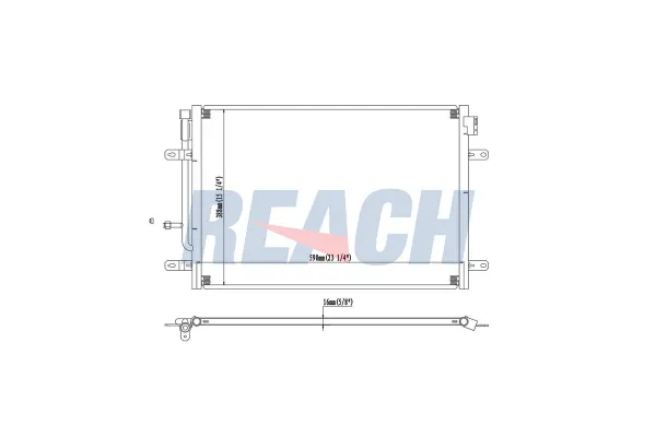 Klima Radyatörü  ORİS CAU040016