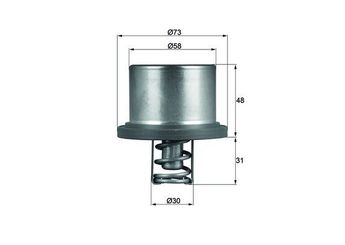 Termostat 89 °C  MAHLE THD 2 89  9481061250 94810612501 948 106 125 01