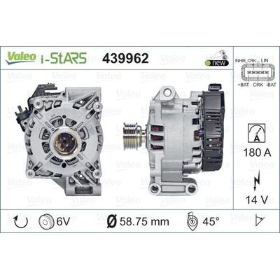 Alternatör  VALEO 439962