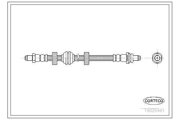 Fren Hortumu Arka Sağ veya Sol BRAXIS AH1112