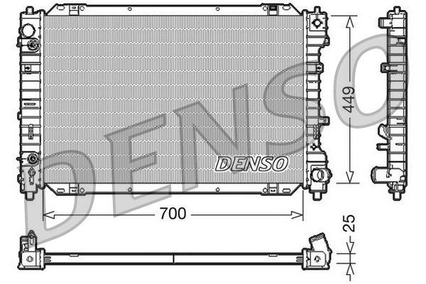 Su Radyatörü  DENSO DRM10087