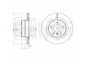 Fren Disk Ayna Arka Sağ ve Sol DELPHI BG4293C  34216855005 34216778051 3421 6778 051 3421 6855 005